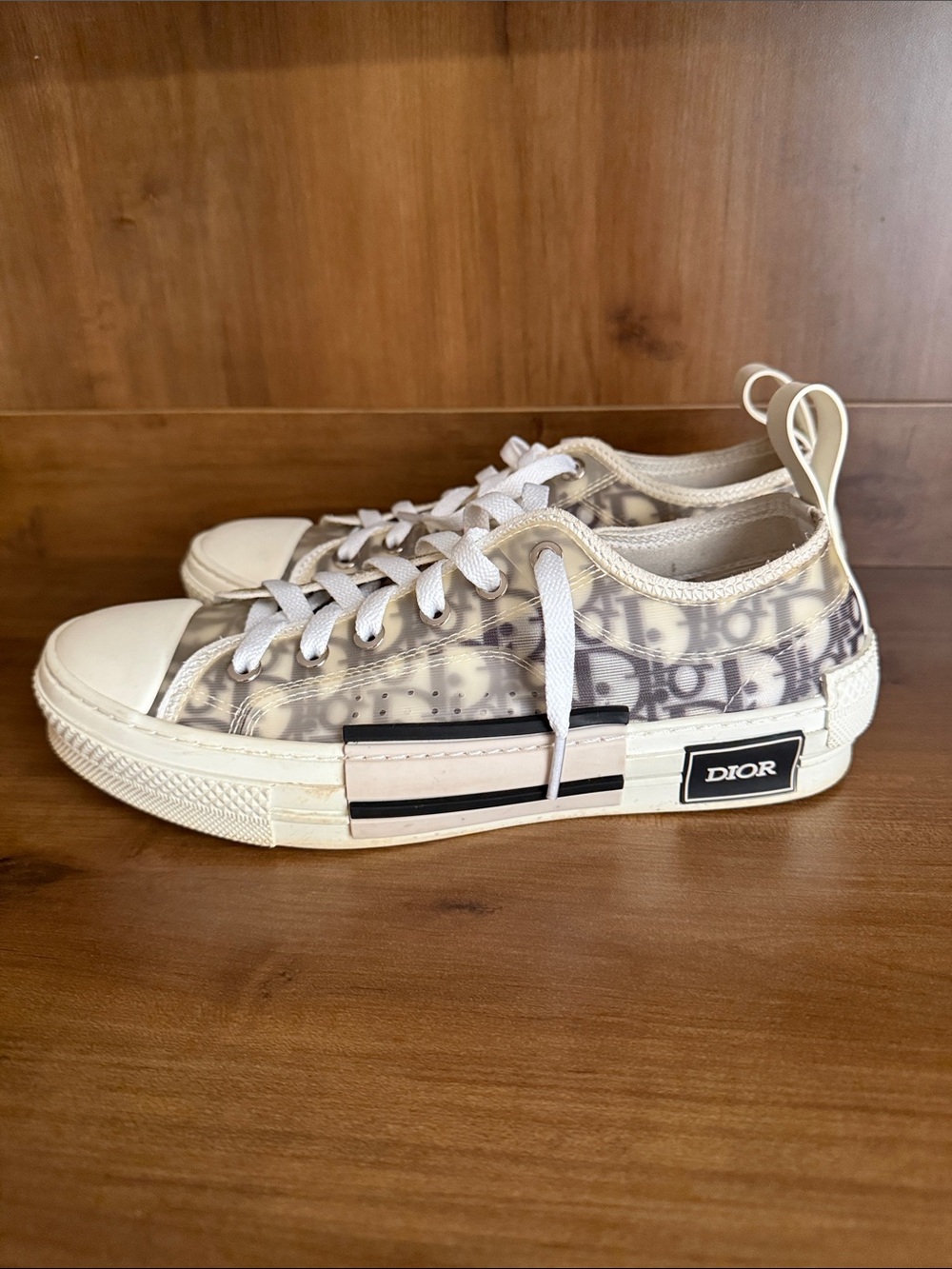 B23 League Low-Top Sneaker
White and Black Dior